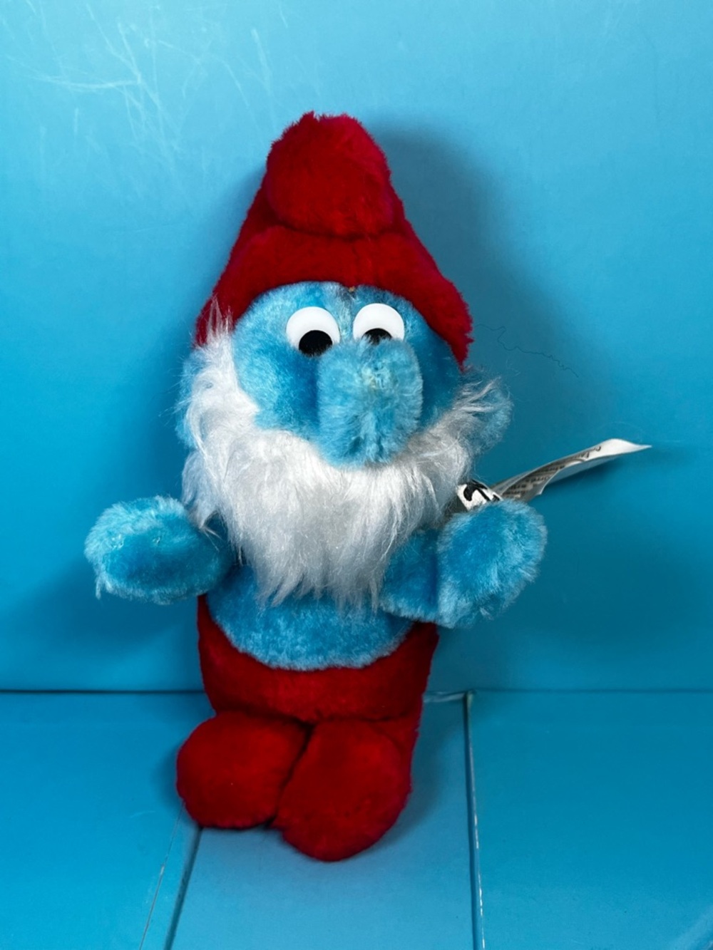 Ganz - The Smurfs - Papa Smurf 6” Plush 1981